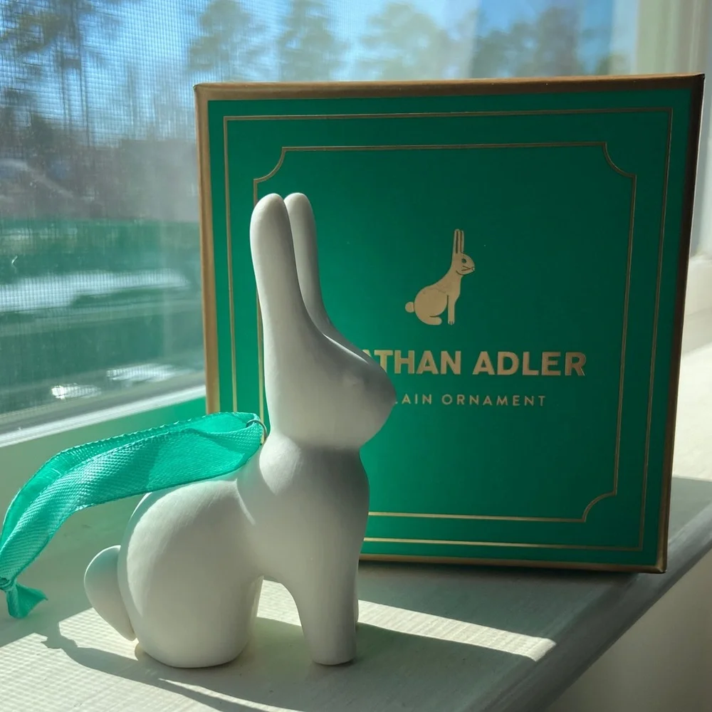 Jonathan Adler Porcelain RABBIT 🐇 Ornament